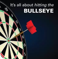 It's all about hitting the BULLSEYE